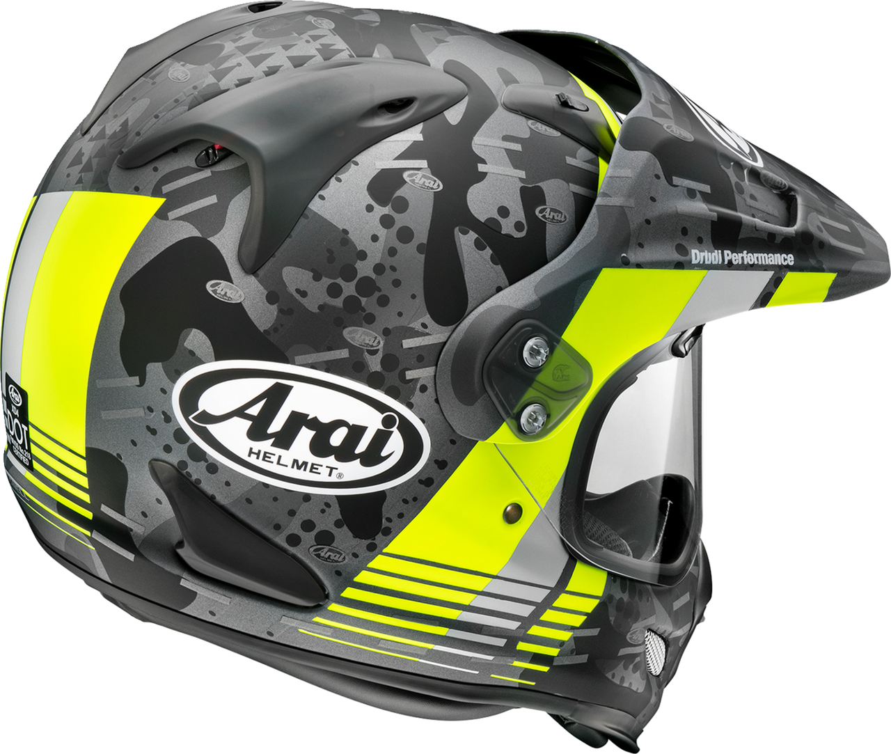 Arai XD-4 Cover Dual Sport Adventure Helmet Fluorescent Yellow