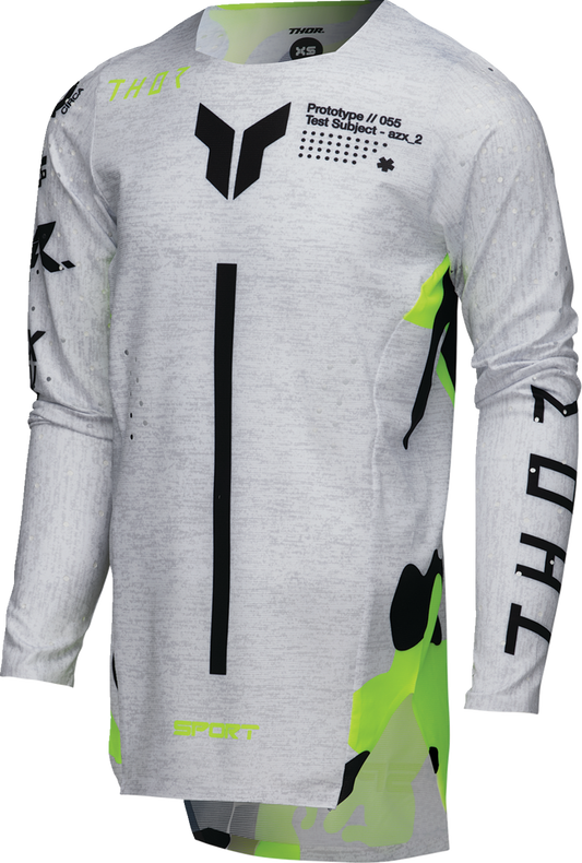 Thor 2025 Youth SPORTMODE Riot Jersey White/Acid