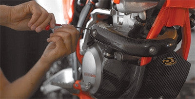 P3 Carbon Fiber Header Heat Shields