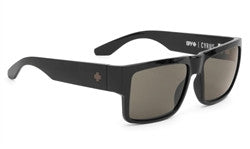 Spy Cyrus Sunglasses - Black/Happy Grey Green Lens
