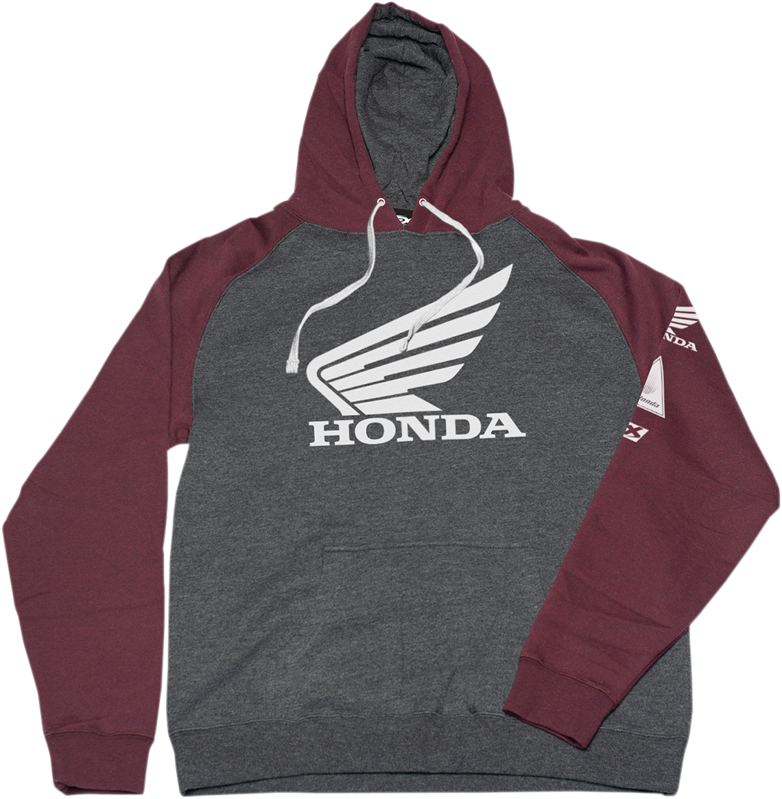 Factory Effex Honda Wing Pullover Charcoal-Burgandy