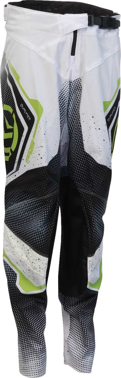 Moose Racing 2026 Youth Qualifier Pro Pants White/Black/Green