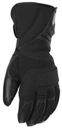 Pokerun Winter Long Textile Gloves - Black