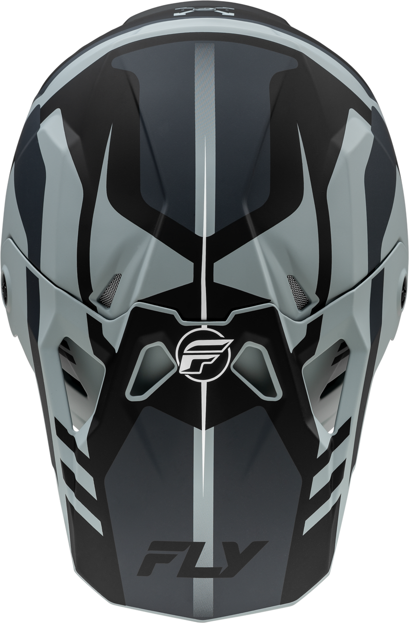 FLY Racing 2025 Youth Formula CP Krypton Helmet Matte Grey/Black Youth Large