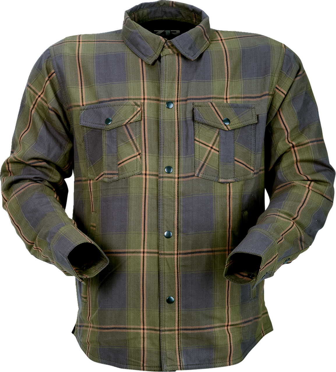 Z1R Ashwood Flannel Riding Shirt Olive