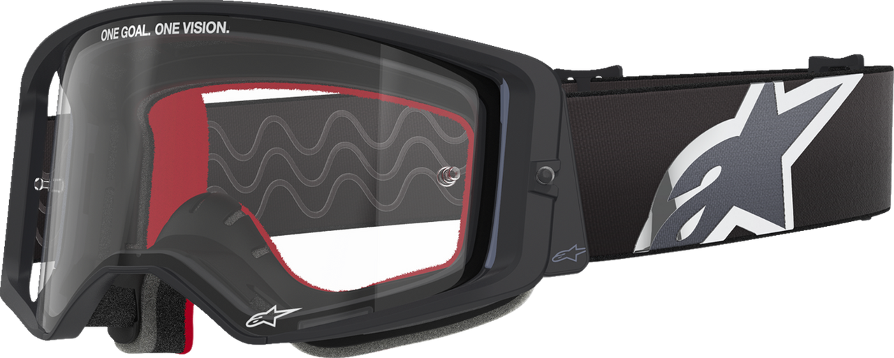 Alpinestars Supertech Goggle - Corp Black/Gray - Clear Len