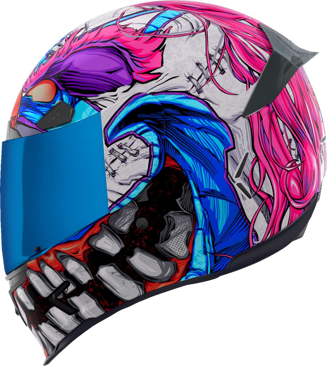 Icon Airframe Pro Helmet Krazy Klown 2 Pink