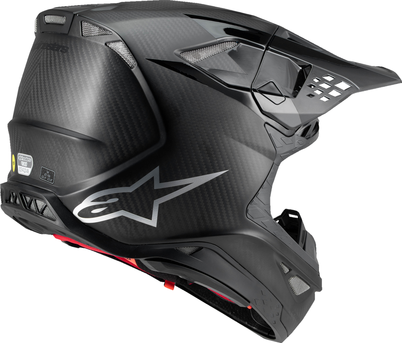 Alpinestars 2024 Supertech M10 Fame MIPS Helmet - Black Carbon