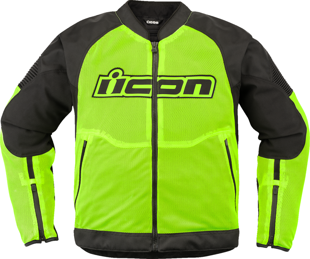 ICON Overlord3 Mesh CE Jacket Hi-Viz Yellow