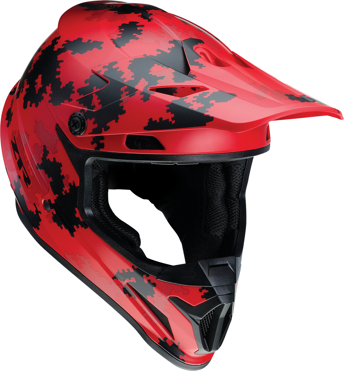 Z1R Rise Digi Camo Offroad Helmet Red