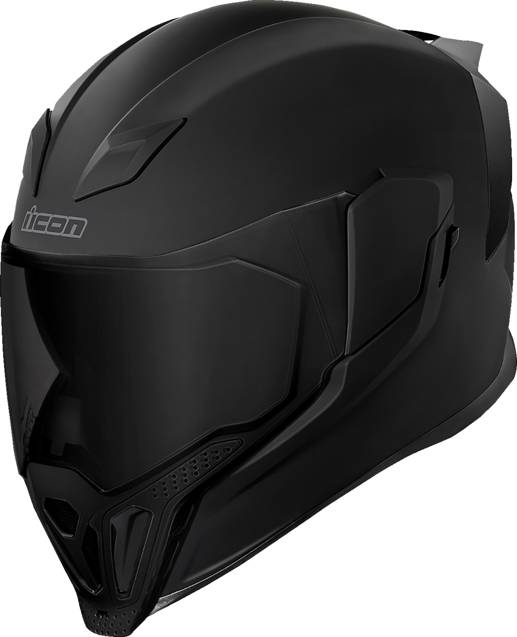 Icon Airflite Dark Full Face Helmet Rubatone