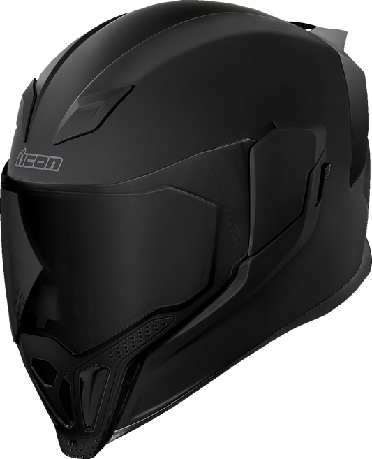 Icon Airflite Dark Full Face Helmet Rubatone