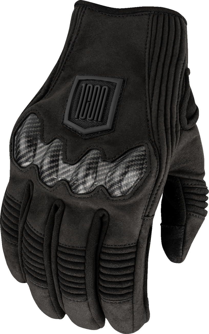 ICON Long Track CX Gloves Black