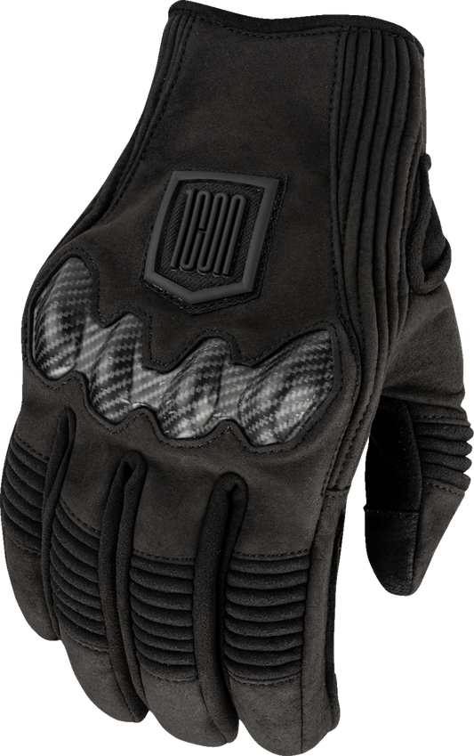 ICON Long Track CX Gloves Black