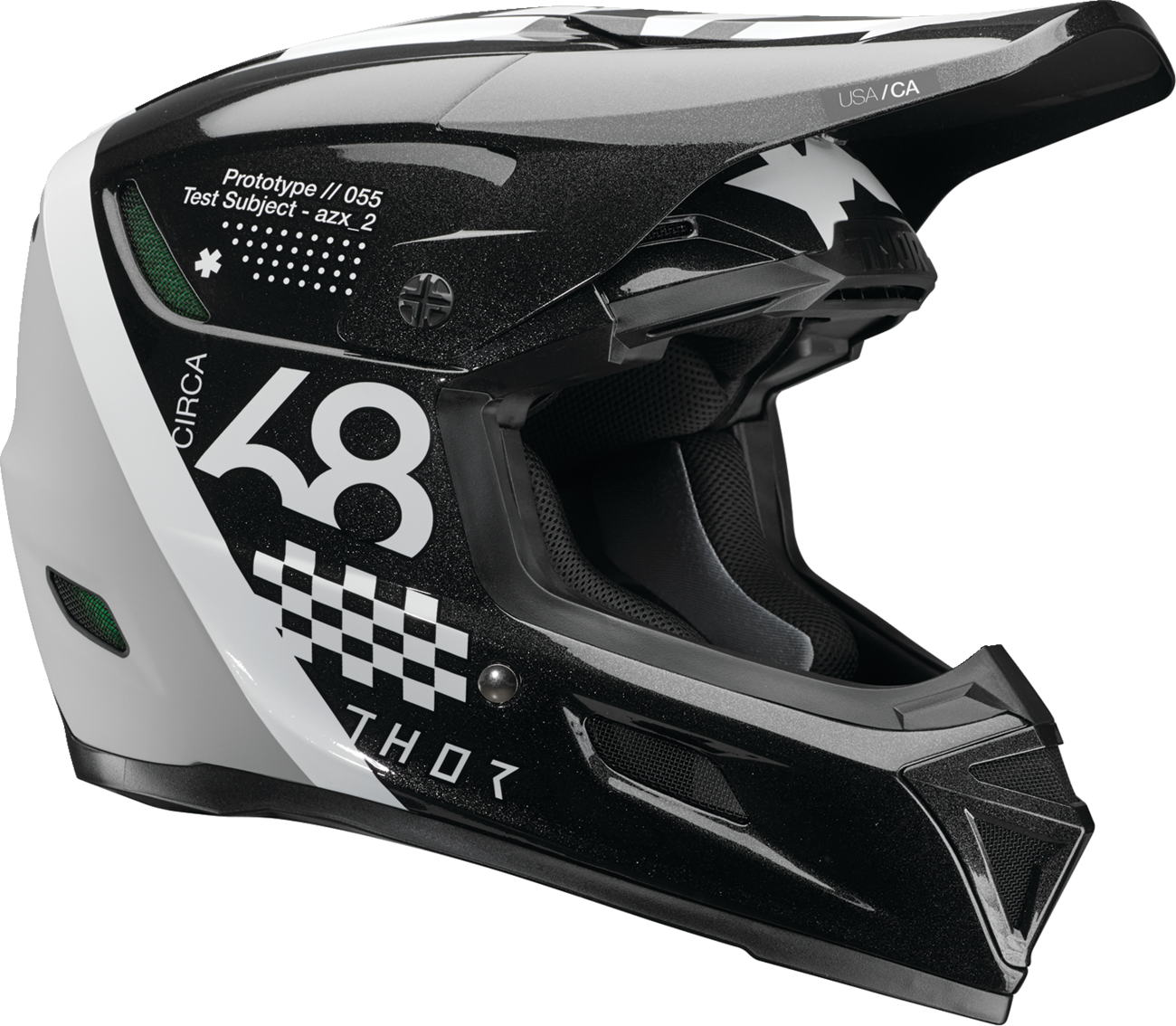 Thor Reflex Sport Helmet Riot MIPS Black/White