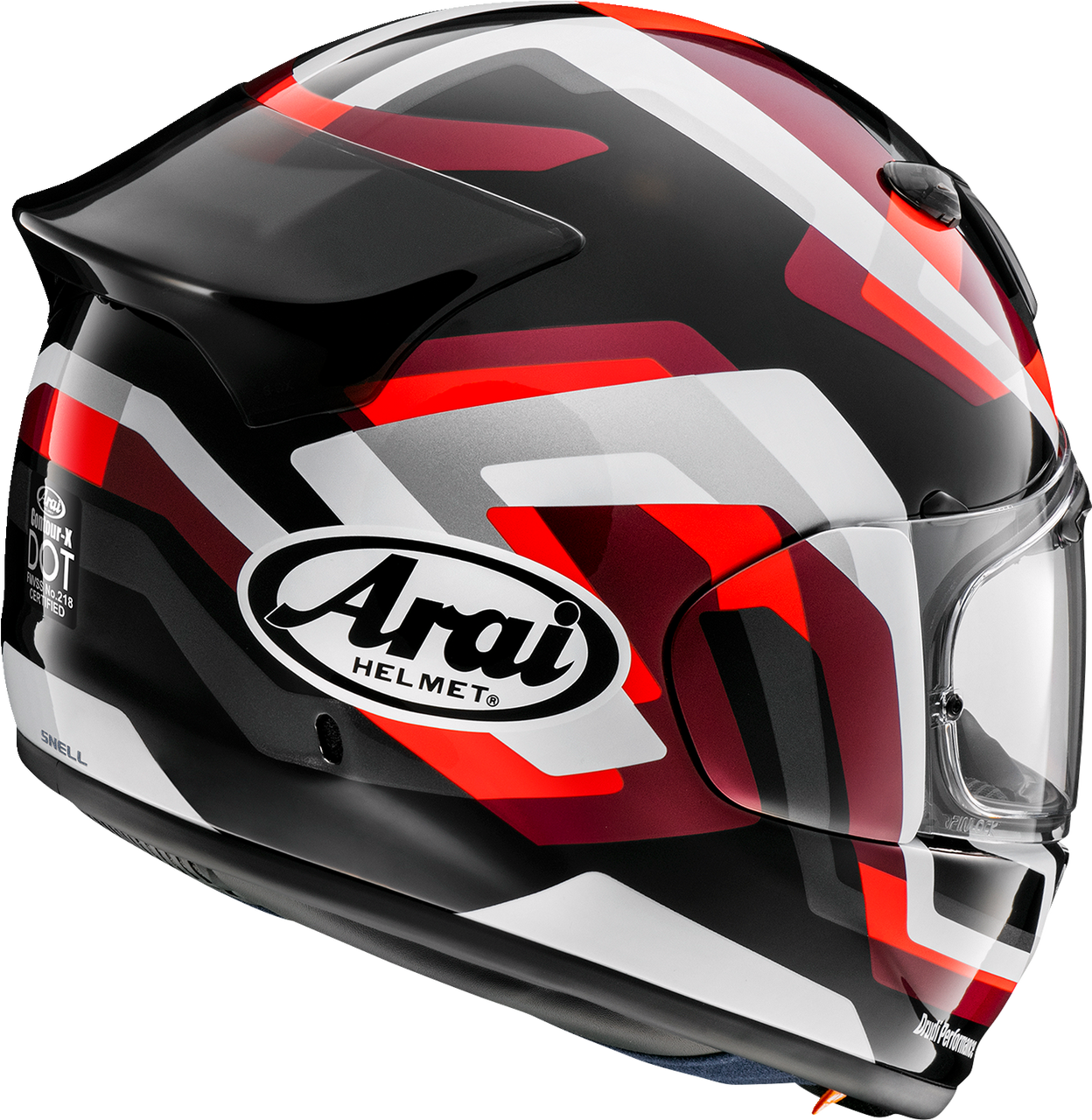 Arai Contour-X Snake Full Face Motorcycle Helmet Red