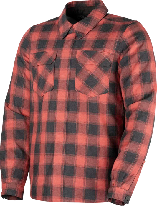 ICON Womens Fallblock CE Flannel Jacket Red
