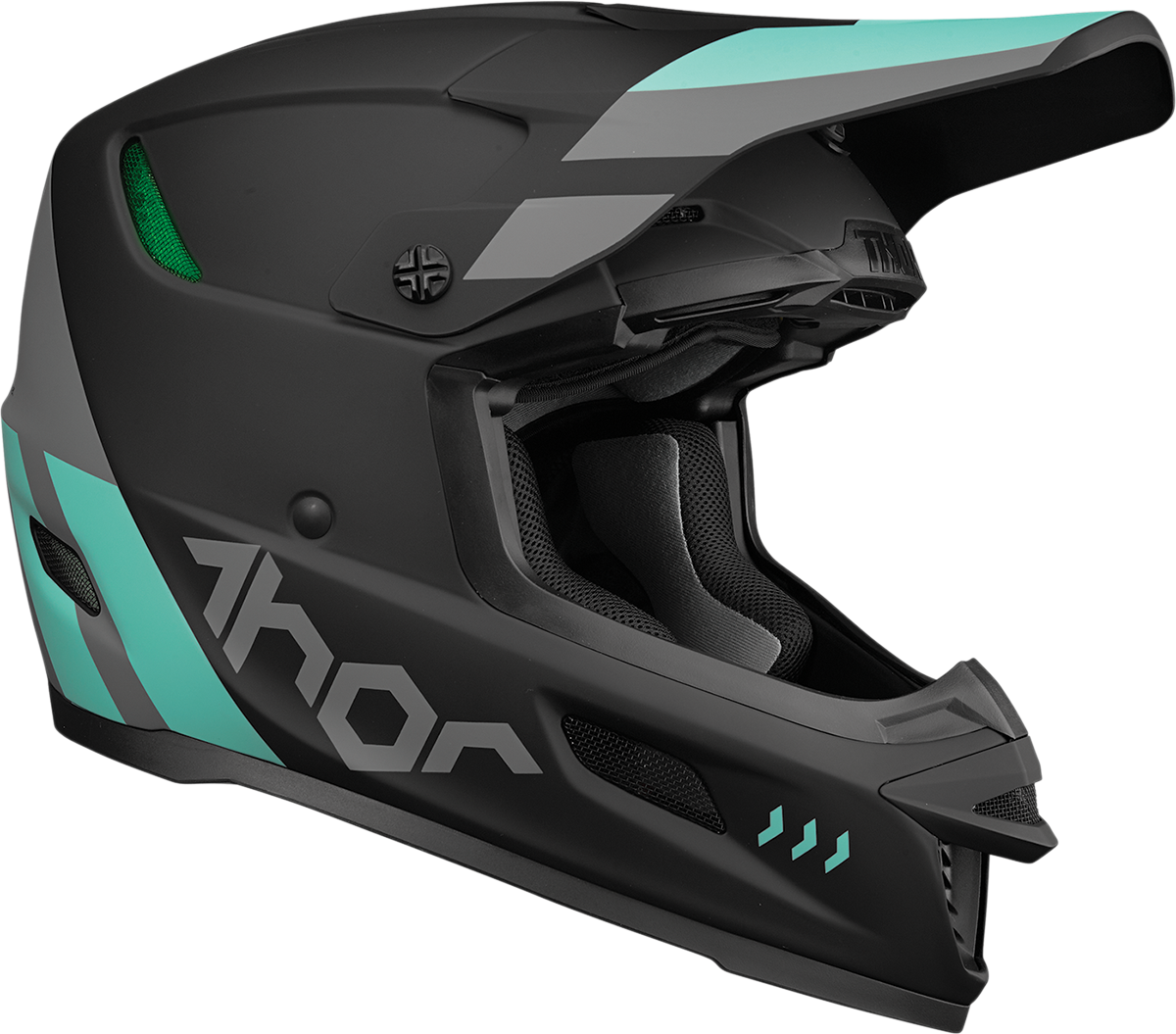 Thor 2023 Reflex Cube MIPS Helmet - Black/Mint