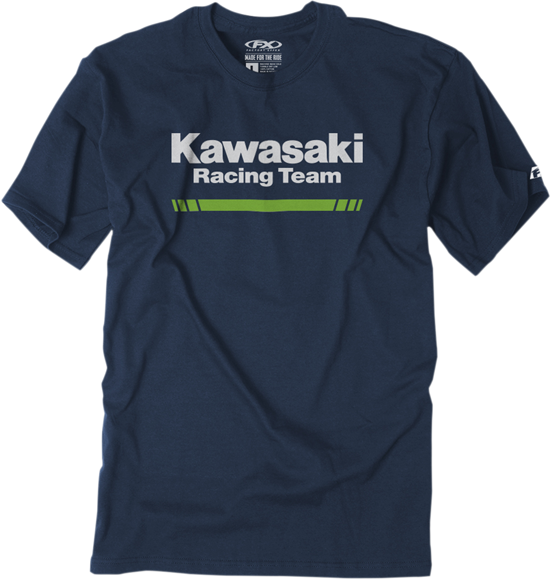 Factory Effex Kawasaki Stripes T-Shirt Navy