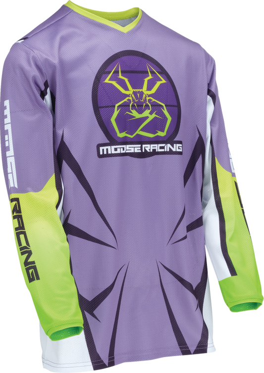 Moose Racing 2024 Youth Agroid Mesh Jersey - Purple/White