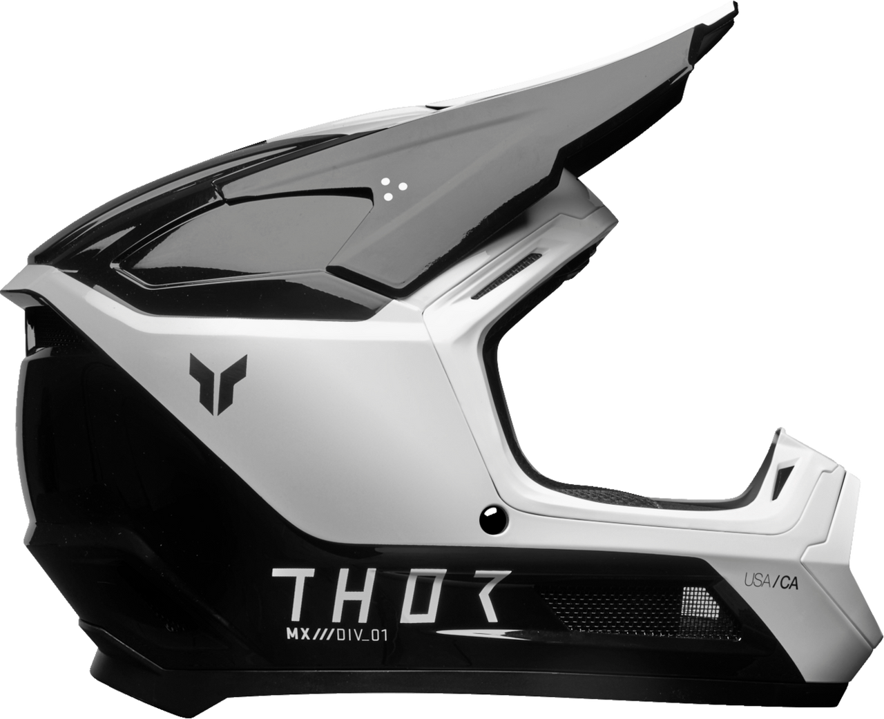 Thor 2025 Youth Fleet Helmet Storm Black/White