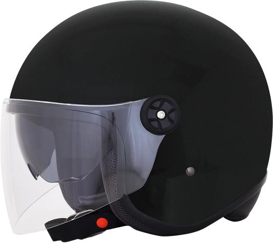 AFX FX-143 Open Face Helmet Gloss Black