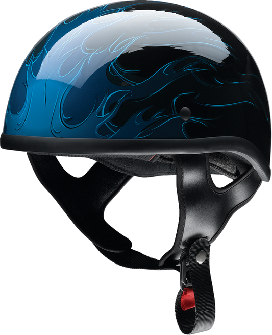 Z1R CC Beanie Hellfire Half Helmet Blue