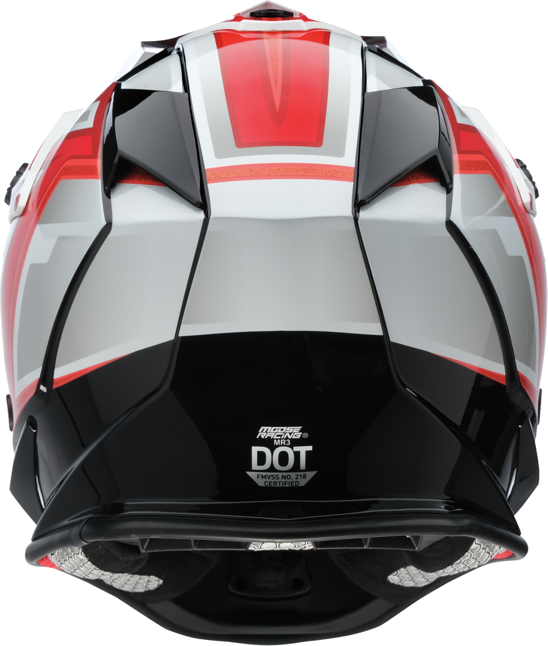 Moose Racing MR3 F.A.F Helmet White/Black/Red