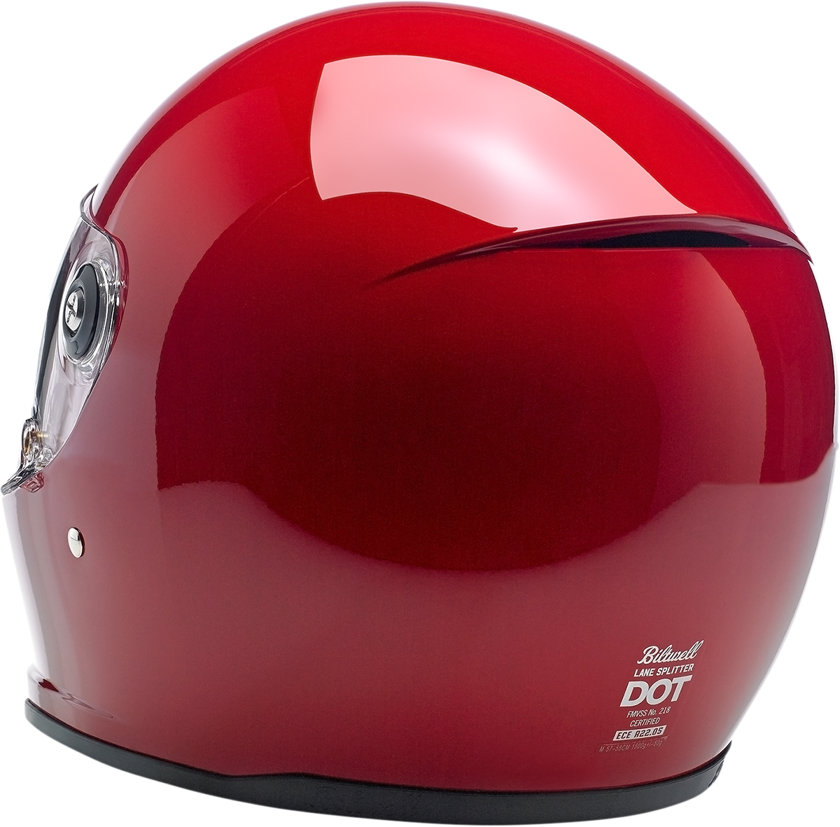 Biltwell Lane Splitter Full Face Helmet Gloss Blood Red