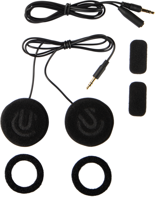 UCLEAR HDX Helmet Speakers 47mm Diameter 3.5mm Jack