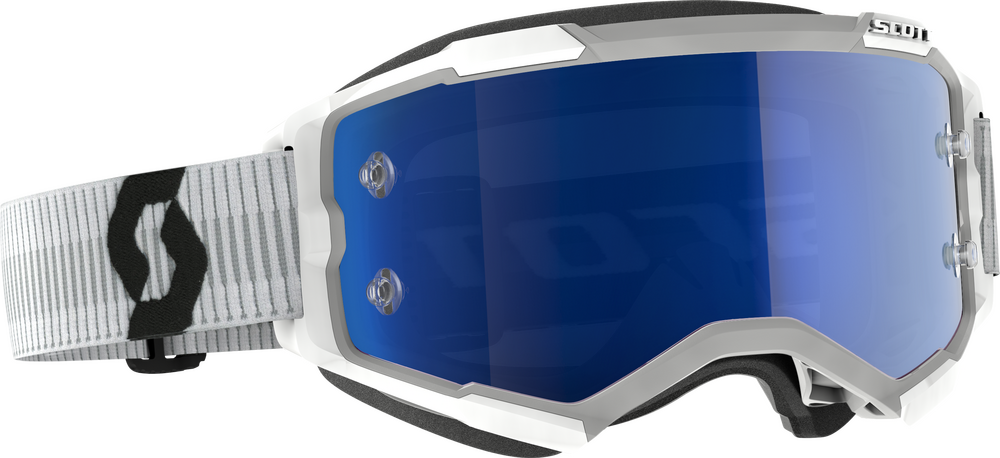 SCOTT - 272828-0002349 - FURY GOGGLE WHITE BLUE CHROME WORKS