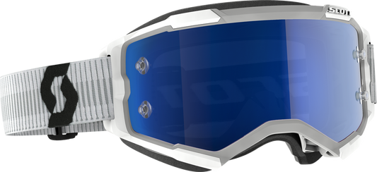 SCOTT - 272828-0002349 - FURY GOGGLE WHITE BLUE CHROME WORKS