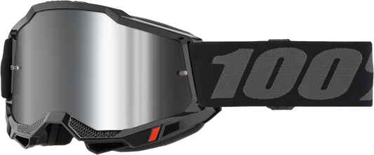 100% - 50014-00038 - ACCURI 2 GOGGLE BLACK MIRROR SILVER LENS