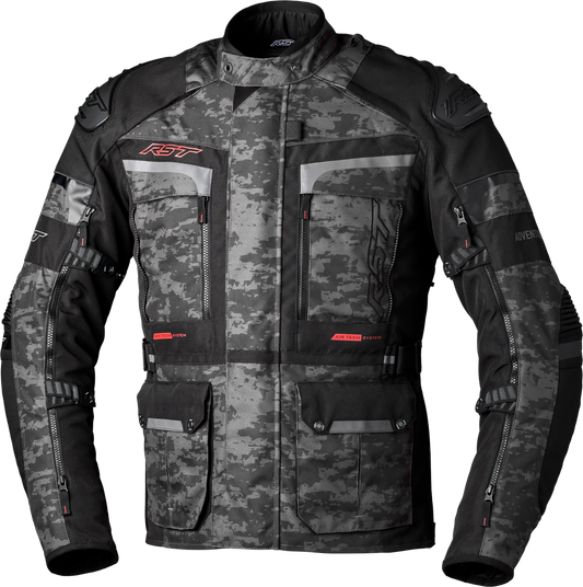 RST Pro Series Adventure-X CE Jacket Grey Camo