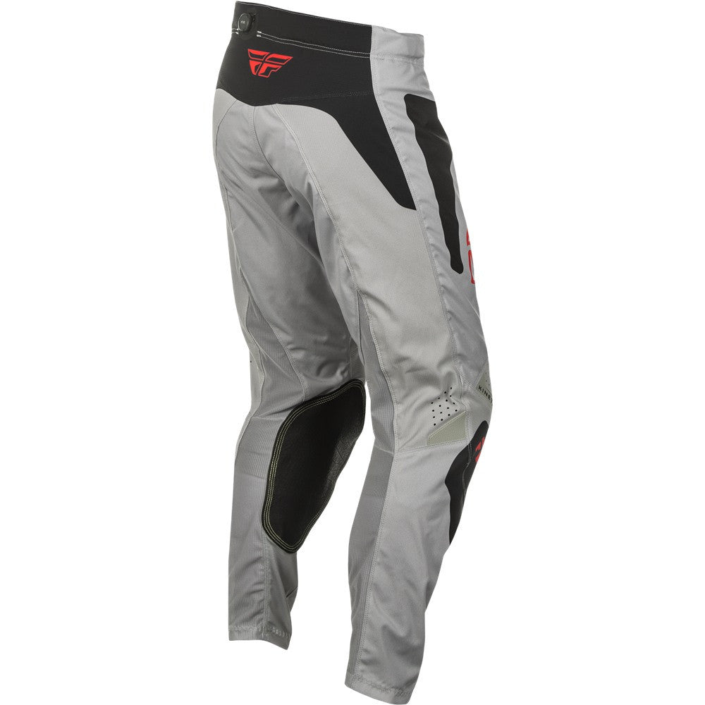 FLY Racing 2025 Kinetic Sym Jersey Pant Combo Light Grey/Red/Black