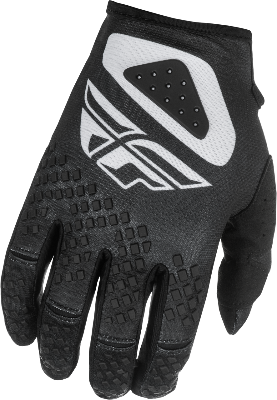 FLY Racing 2025 Youth Kinetic Sym Gloves Black/White