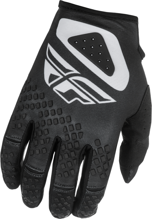 FLY Racing 2025 Youth Kinetic Sym Gloves Black/White