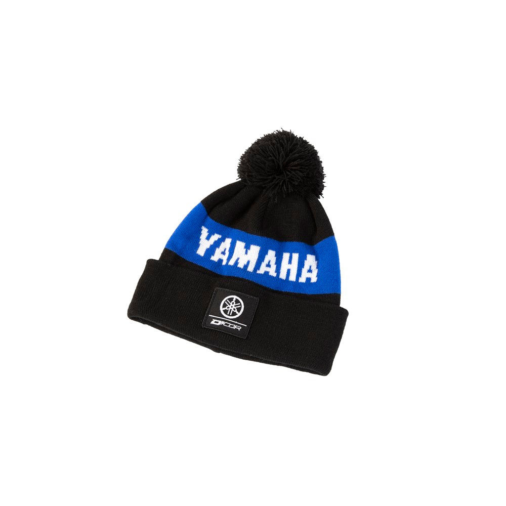 D'COR Yamaha Stripe Beanie - Black/Blue