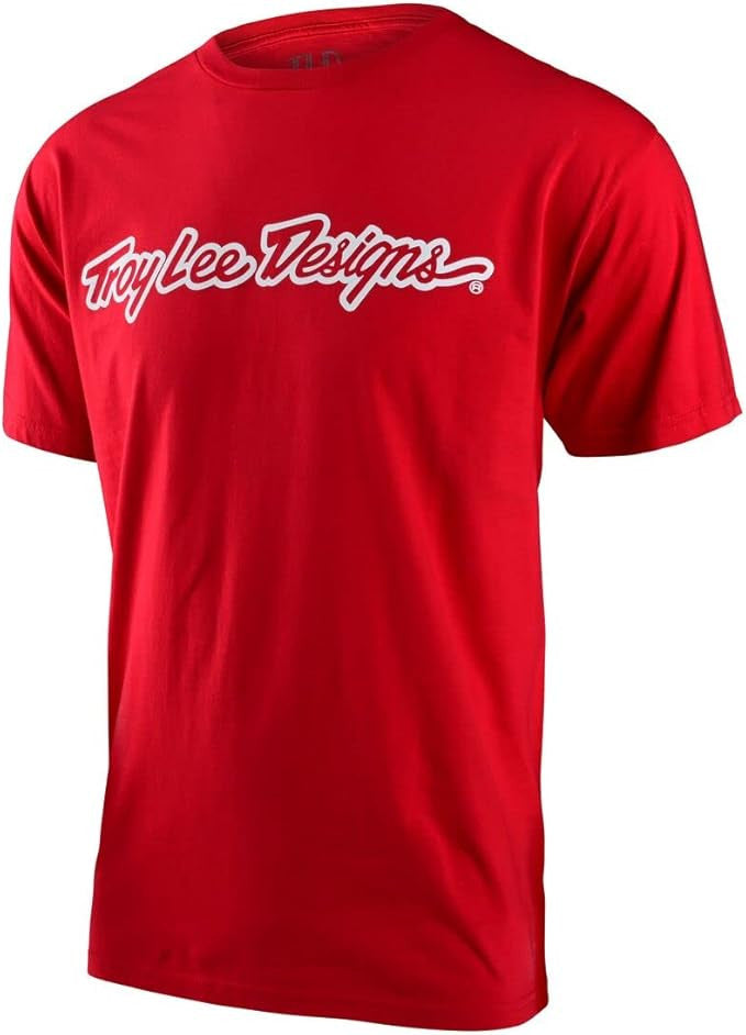 Troy Lee Designs Short Sleeve Tee Signature Red