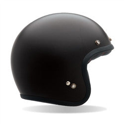 Bell 2019 Custom 500 Solid Matte Black Open Face Helmet