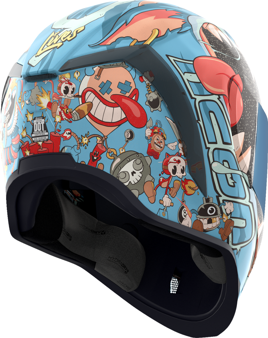 ICON Airform MIPS Helmet 9 Lives Blue