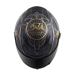 Scorpion 2017 EXO-R710 Golden State Full Face Helmet - Black/Gold