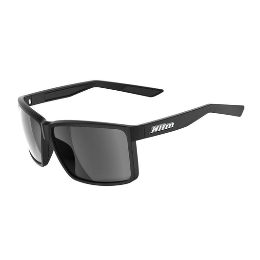 Klim Chassis Sunglasses Matte Black - Smoke Black Mirrored