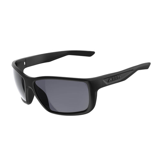 Klim Injector Sunglasses Matte Black - Smoke Polarized