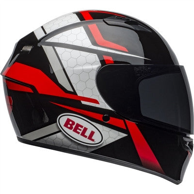 Bell Qualifier Full Face Helmet - Flare Gloss Black/Red