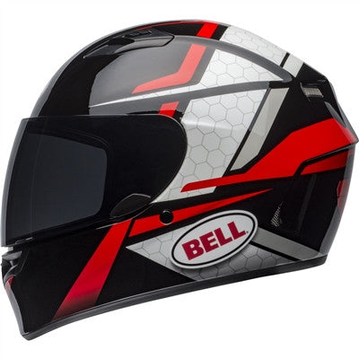 Bell Qualifier Full Face Helmet - Flare Gloss Black/Red