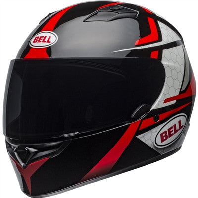 Bell Qualifier Full Face Helmet - Flare Gloss Black/Red