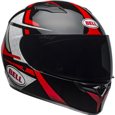 Bell Qualifier Full Face Helmet - Flare Gloss Black/Red