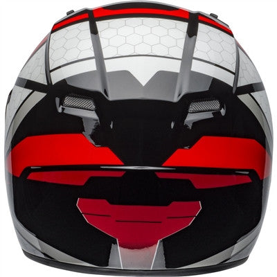 Bell Qualifier Full Face Helmet - Flare Gloss Black/Red