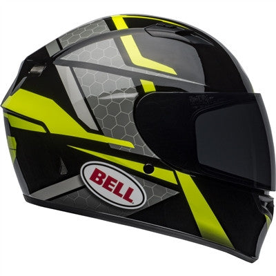 Bell Qualifier Full Face Helmet - Flare Gloss Black/Hi-Viz